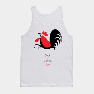 Vintage Handicraft Chicken Symbol Tank Top